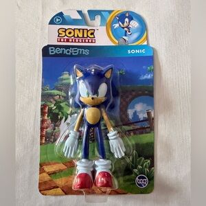 Sonic the Hedgehog Bendable Action Figure - Blue and Red